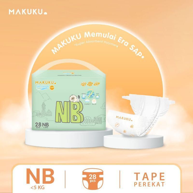 Makuku Air Diapers Comfort Newborn Popok Bayi Newborn Baru Lahir