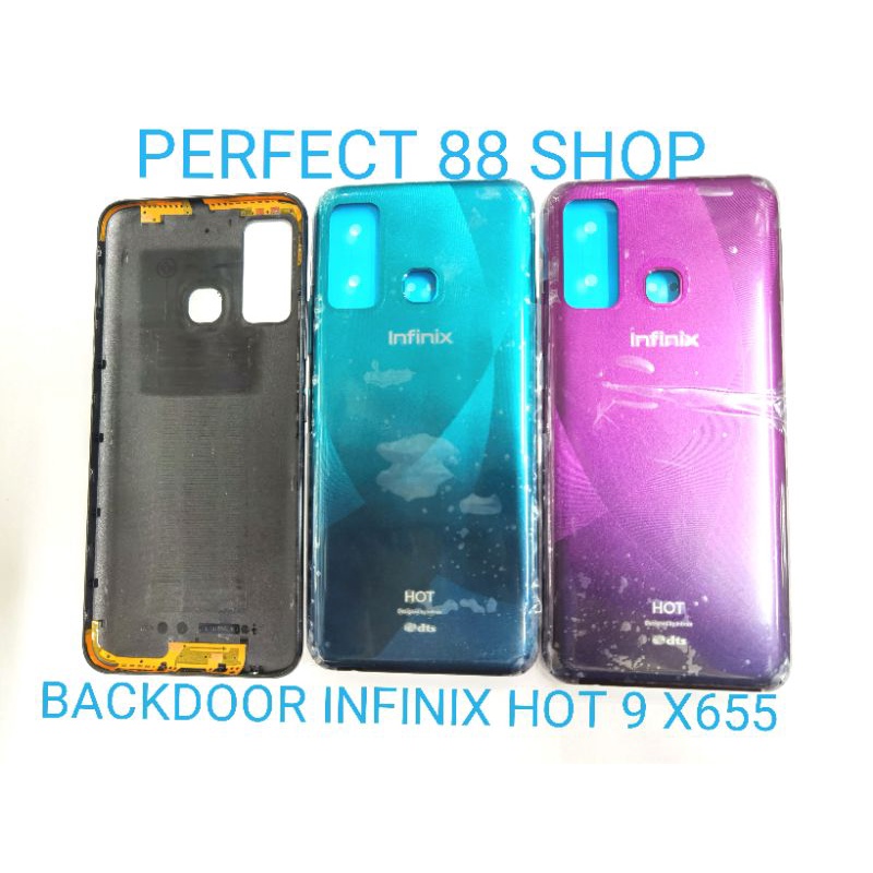 BACKDOOR TUTUP BELAKANG CASING BELAKANG INFINIX HOT 9 X655