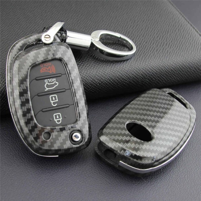 Casing Kunci Mobil Carbon Key Case Cover HYUNDAI STARGAZER 2022