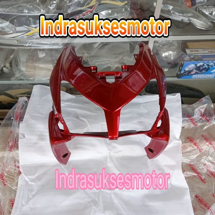 tameng dasi body depan motor vario 110 karbu warna merah