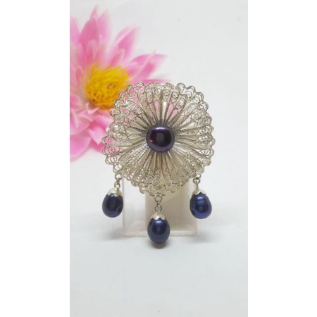 Bros Mewah Perak Mutiara Asli Super