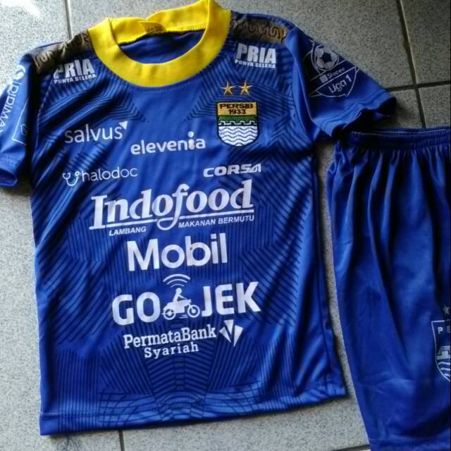 Setelan Anak Jersey Kids Persib Bandung Shopee Liga 1 2019 Murah Nama Febri Hariyadi 13