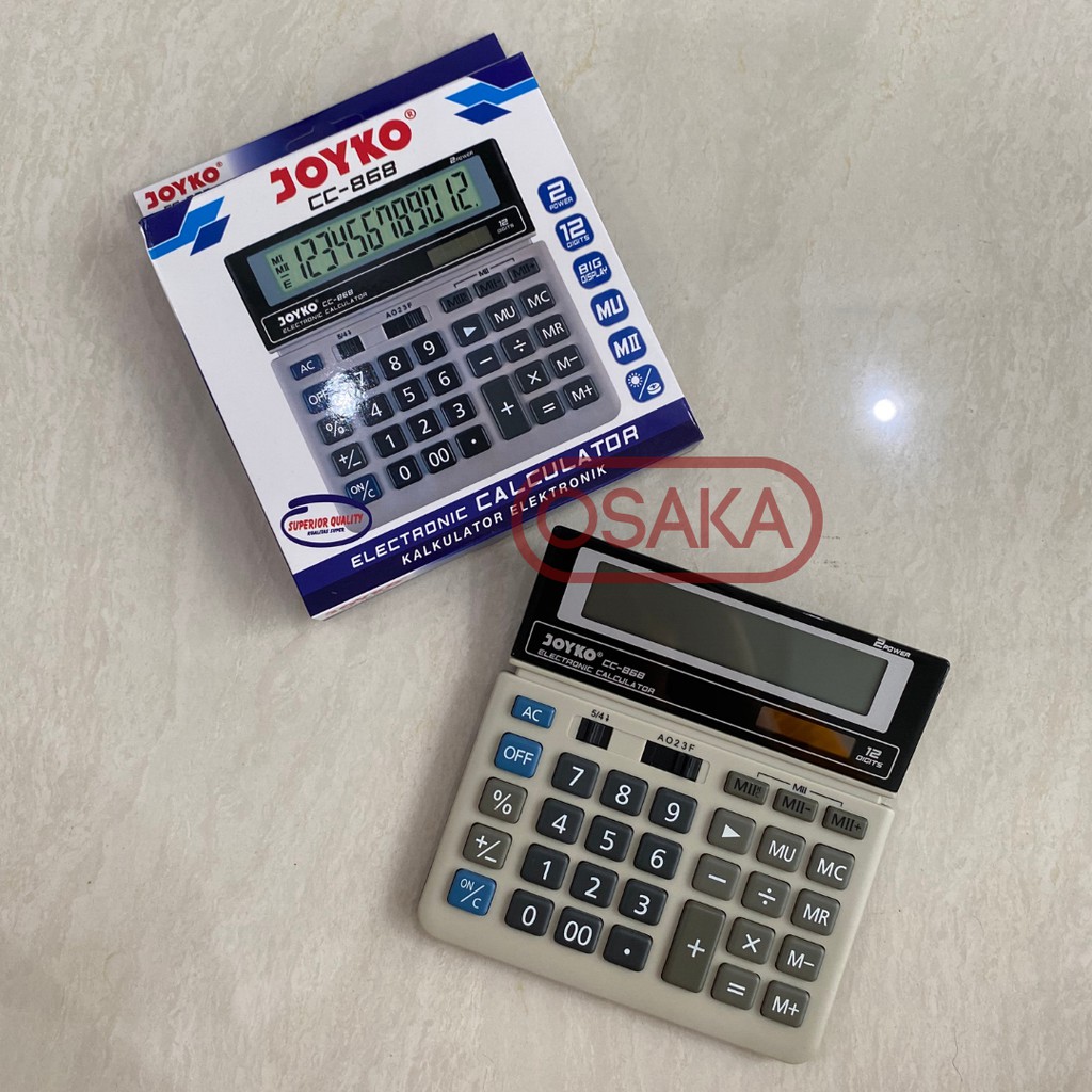

Kalkulator Joyko CC-868 (12 digits)