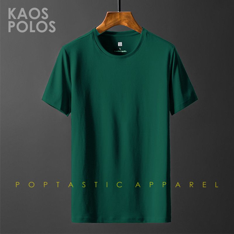 NEW KAOS POLOS LENGAN PENDEK UNISEX COTTON COMBED 30S