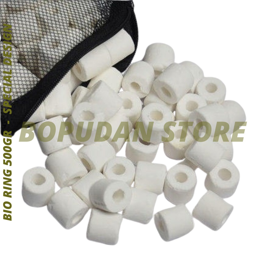 Bioring Bio care Ceramic ring filter Aquarium aquascape Premium 1 pcs Penawaran Special-1