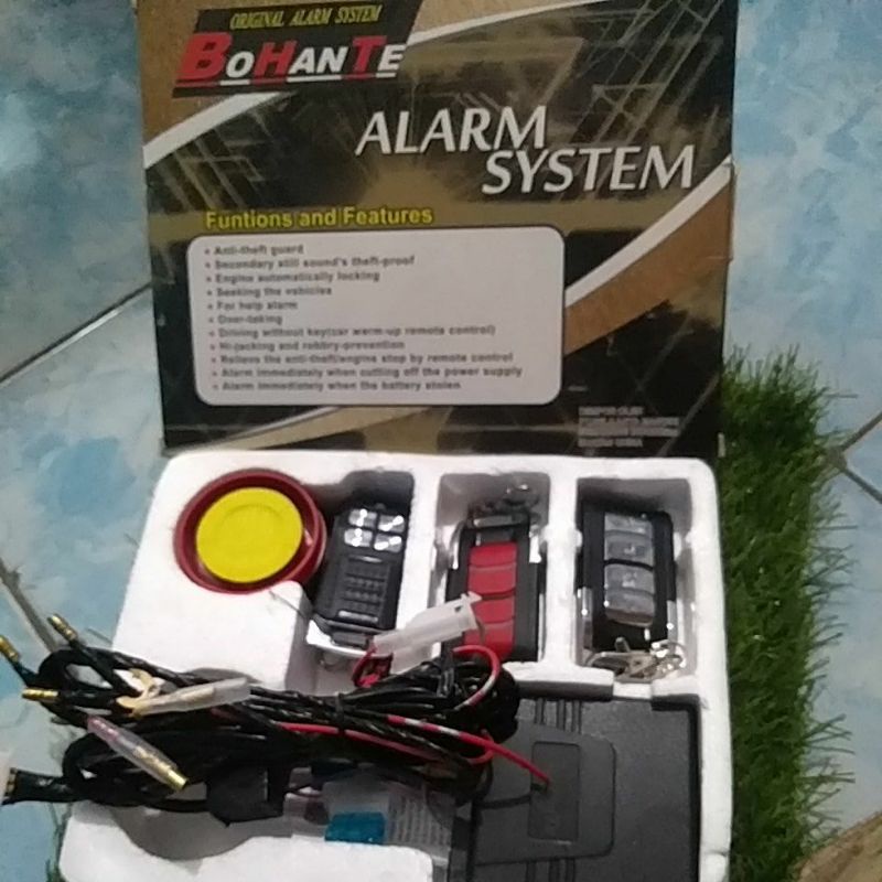 alarm bht gold honda sonic