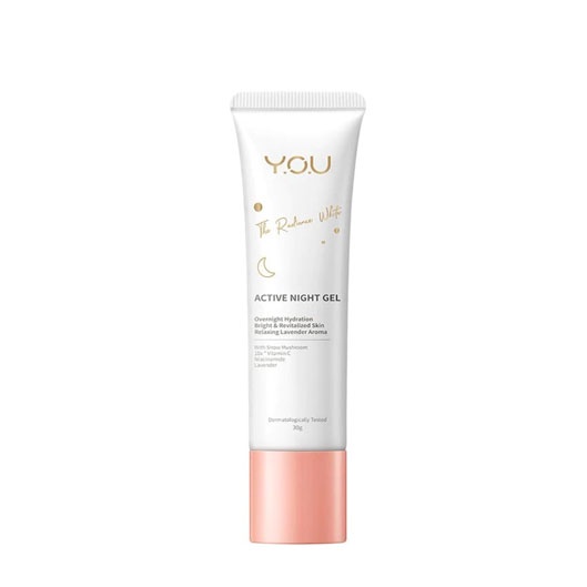 ★ BB ★ Y.O.U The Radiance White Night Gel 30gr - YOU The Radiance White Regenerating Active Night Cream