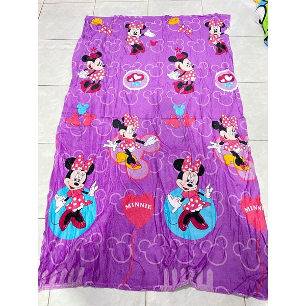 Selimut bulu anak karakter micky mouse super lembut