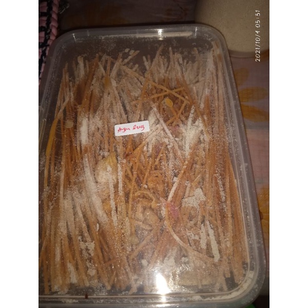 

Mie lidi kemasan BOX rasa bumbu Asin/Mie Biting Kemasan Box 500ML