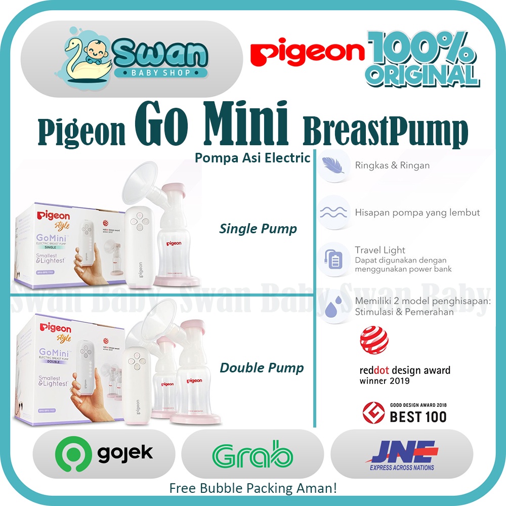 Pigeon Go Mini Breast Pump Elektrik / Pompa Asi