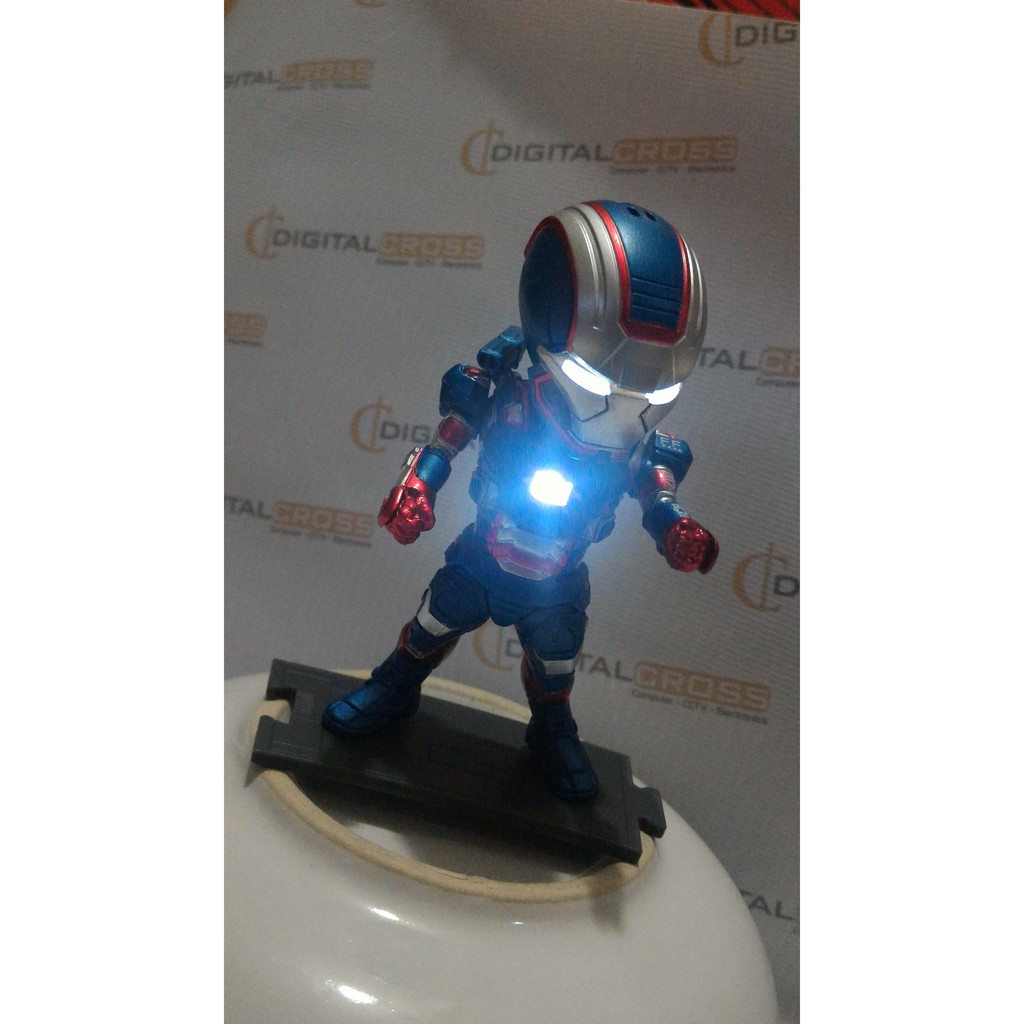 Action Figure Iron Man Robot Biru Merah Putih
