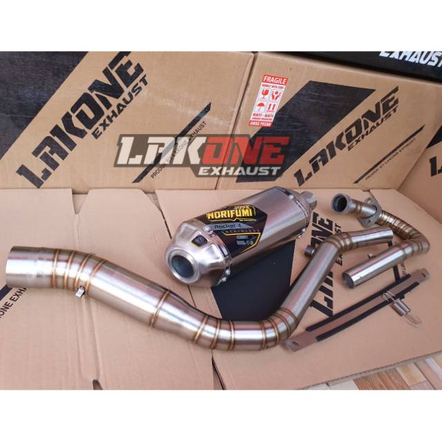 KNALPOT RACING NORIFUMI R4 FULLSYSTEM HONDA CRF230 CRF 230 CRF 250 CRF250 RALLY 250L 250F