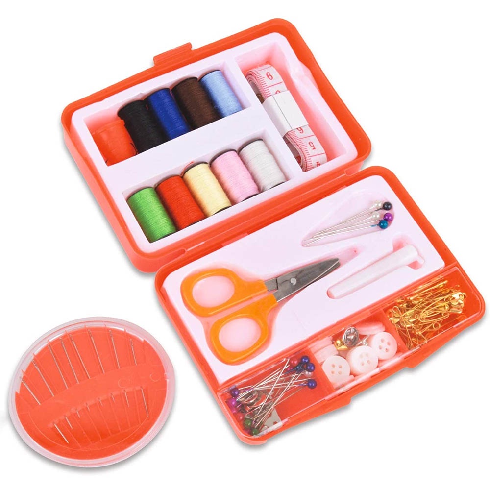 insta sewing kit 112 - set alat jahit jarum benang lengkap sewing box peralatan jahitt