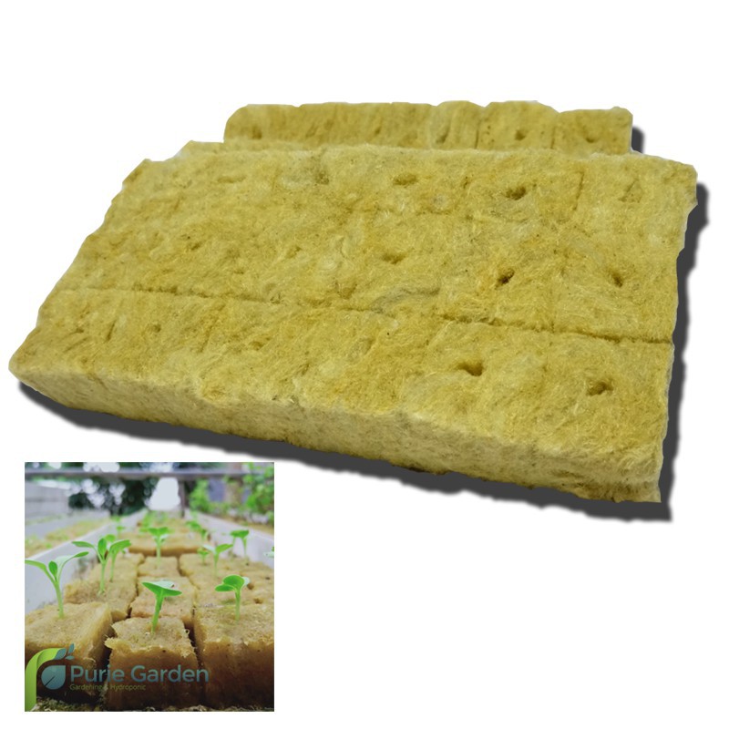 Jual Rockwool Hidroponik Rockwoll Hidroponik Media Tanam Rockwool