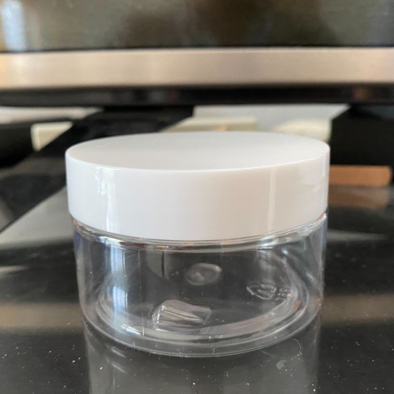 jar 100gr pet plastik tebal botol kosmetik skincare masker makanan
