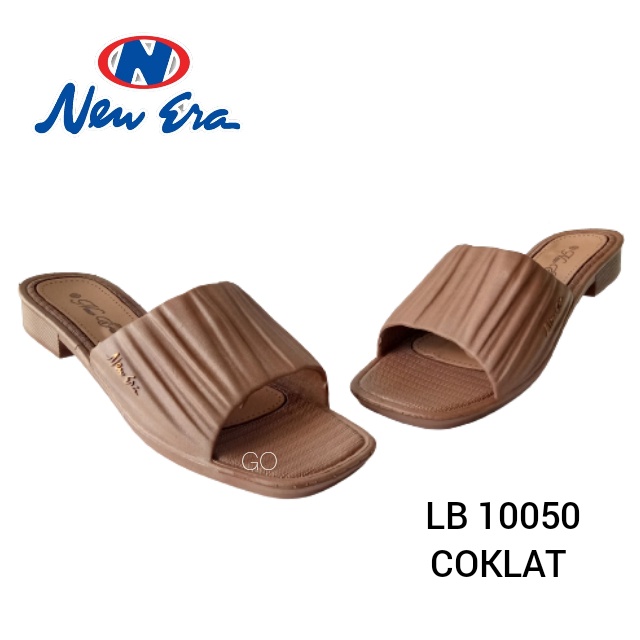 gof NEW ARRIVAL NEW ERA LB.E 10050 SANDAL SLOP KARET WANITA FLAT TEPLEK TERBARU KEKINIAN SENDAL SELOP PEREMPUAN SLIP CEWEK SLIDE IBU PESTA KONDANGAN
