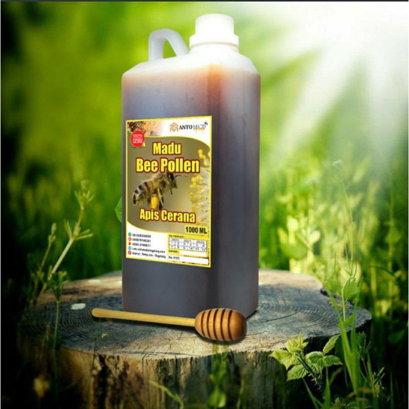 

MADU PLUS BEE POLLEN MURNI 1000 ML | ANTO MADU MAGELANG