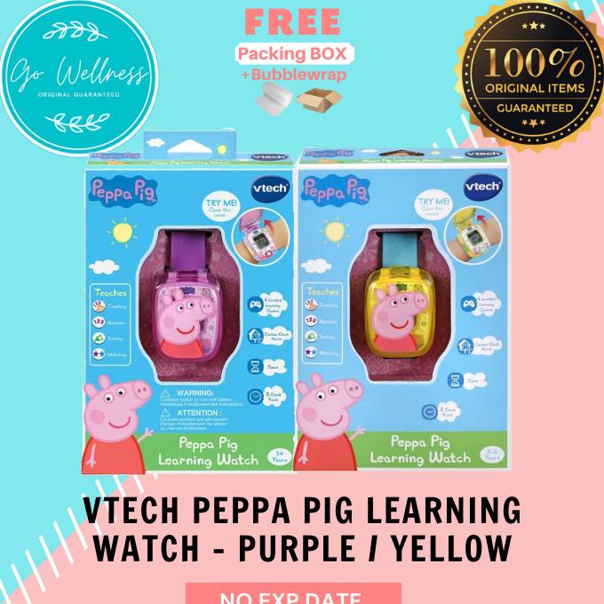 VTech Peppa Pig Learning Watch - Purple