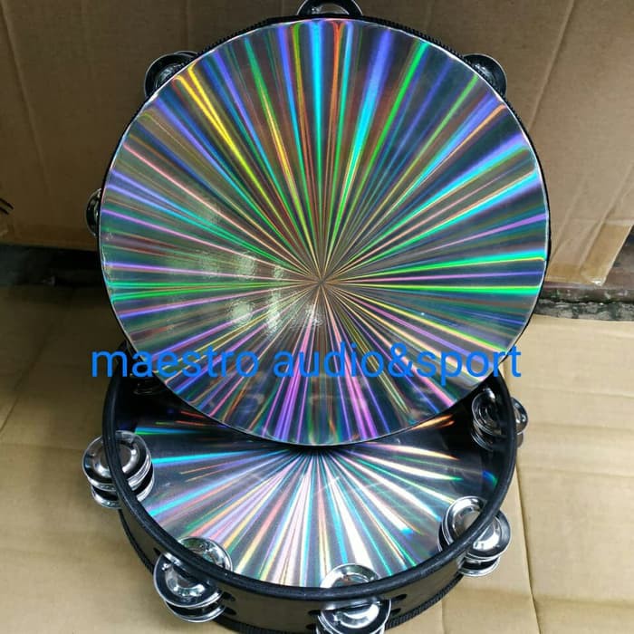 TOP BGT  Tamborine Hologram 10"inch JK90