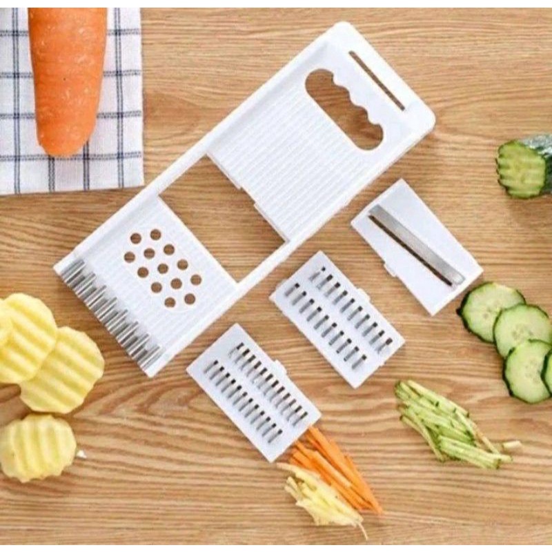 Parutan Multifungsi 4 in 1 Parut Putih  Kitchen Treasure Parutan Kentang Alat Parut Modern Multifung