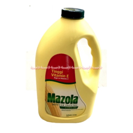 Mazola Corn Oil Minyak Jagung 1.5L Minyak Goreng Dengan Kolestrol Rendah Cornoil Mazzola Corn Oils 1500ml