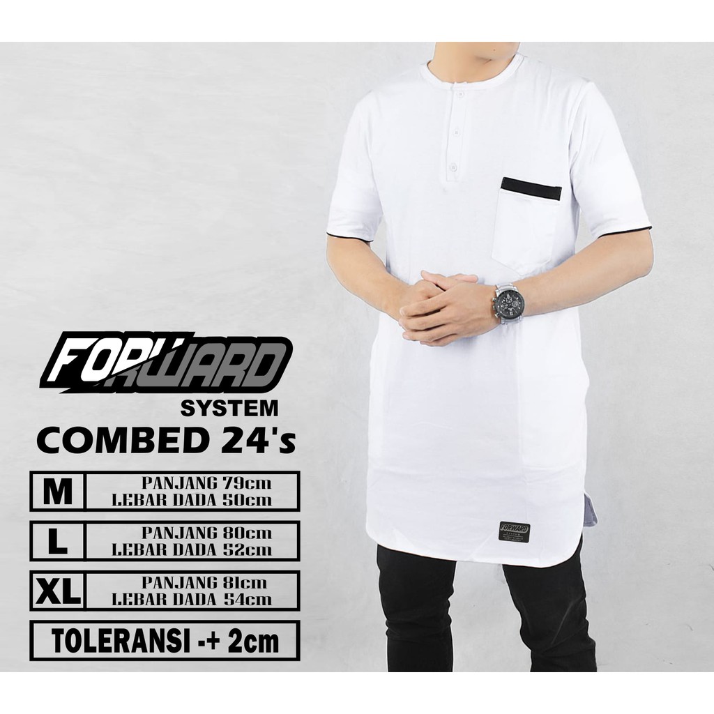 Kaos koko kurta pria original premium  forward