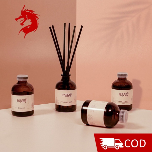 Pengharum Ruangan Reed Diffuser Aromatherapy Pewangi Ruangan Aromaterapi Otomatis Tanpa Listrik Parf