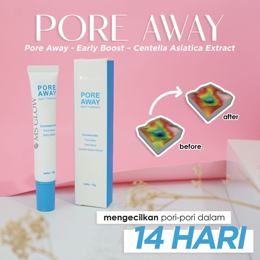 MS Glow Pore Away Spot Treatment Serum Rumah Cantik 354 Spot Treatment yang Dapat Memperbaiki Sel Kulit Wajah