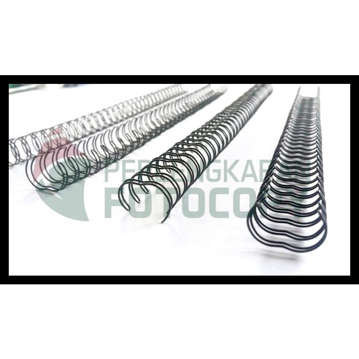 

BEST SELLER !!! SPIRAL KAWAT/ RING KAWAT, WIRE 3:1 A4 - 9/16 HITAM & PUTIH TERMURAH TERLARIS