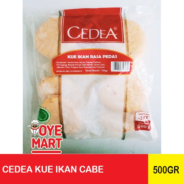 CEDEA KUE IKAN CABE 500GR