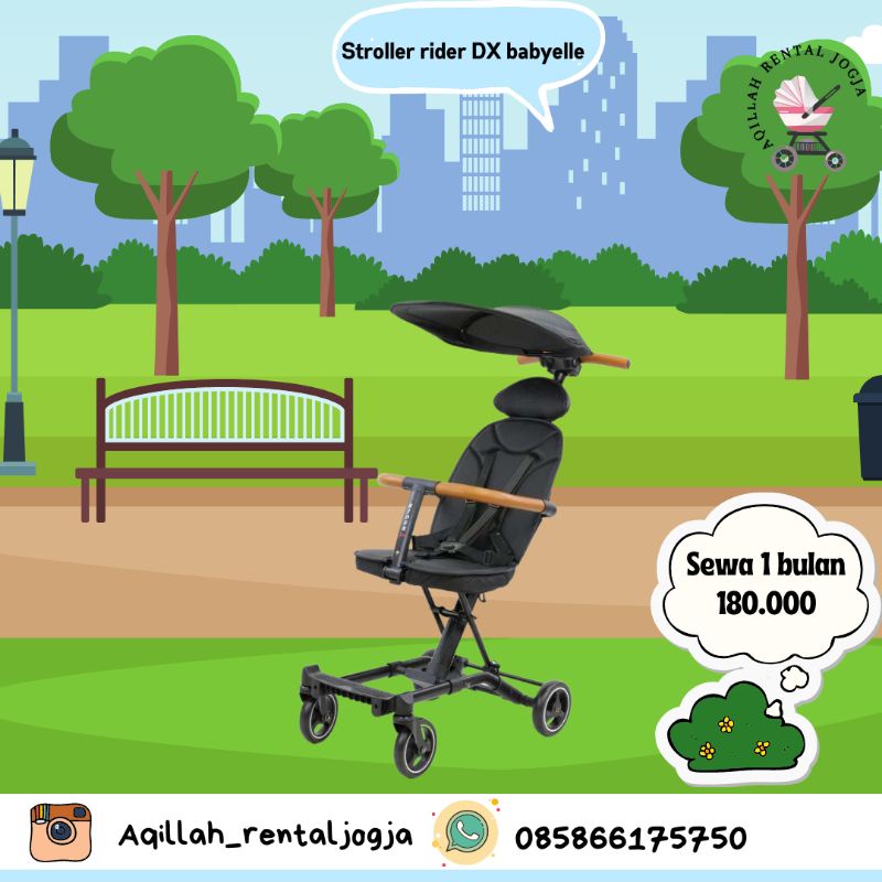 stroller rider babyelle DX