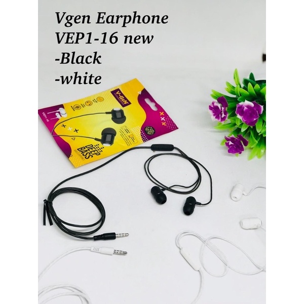 PROMO HANDSFREE VGEN VEP1-16 ORIGINAL STEREO EARPHONE