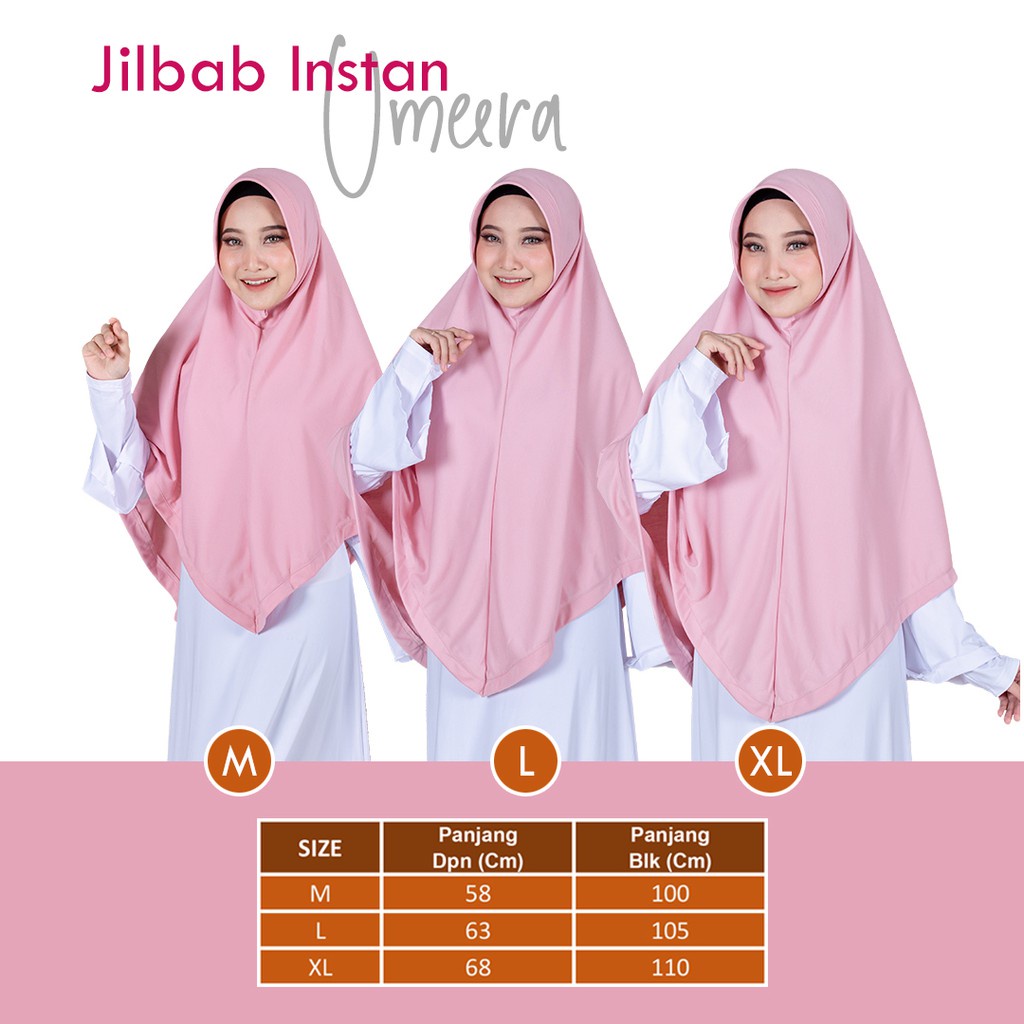 KERUDUNG NAFISA HIJAB BELVANA REGULER Jilbab Instan Syar'i Umeera - Hijab Instan Jumbo Kaos Premium