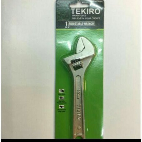 tekiro AD 0280 kunci inggris 6 inch 150mm adjustable wrench 6inch 6&quot; AD0280