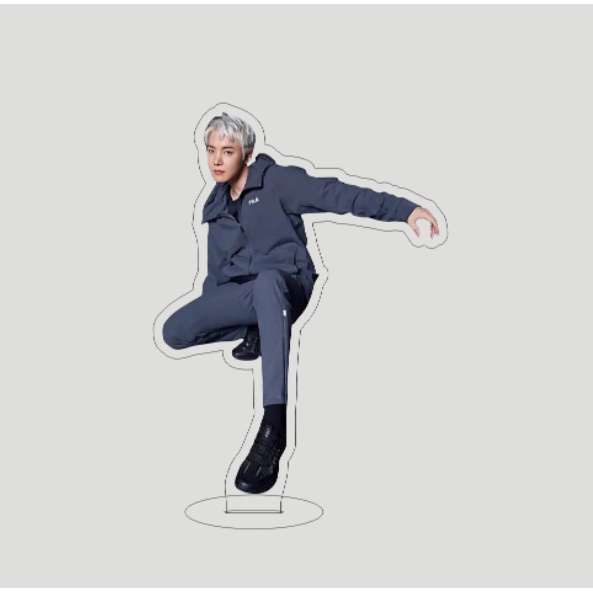 Action Figure Kpop Bts Boys Bahan Akrilik Transparan