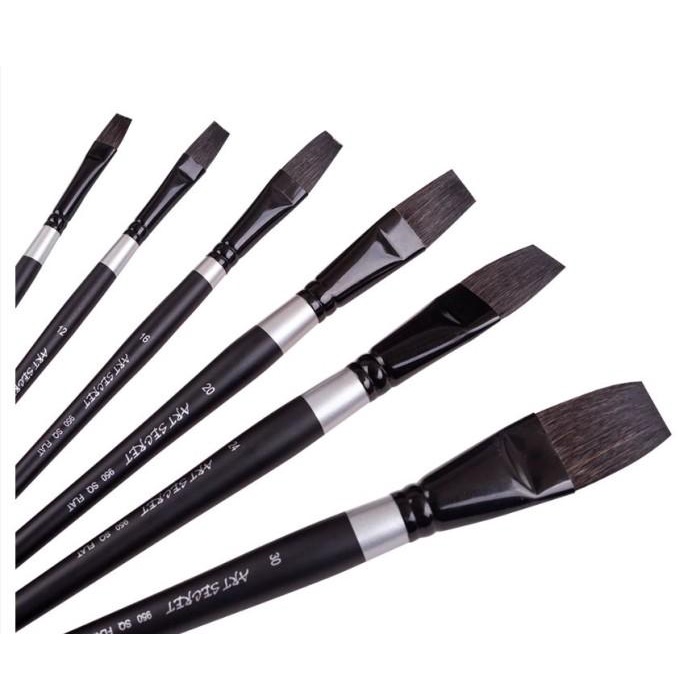 

BEST SELLER! A 950 SQ FLAT WATERCOLOR BRUSH SQUIRREL ALAT LUKIS TERMURAH PALING LENGKAP AL5