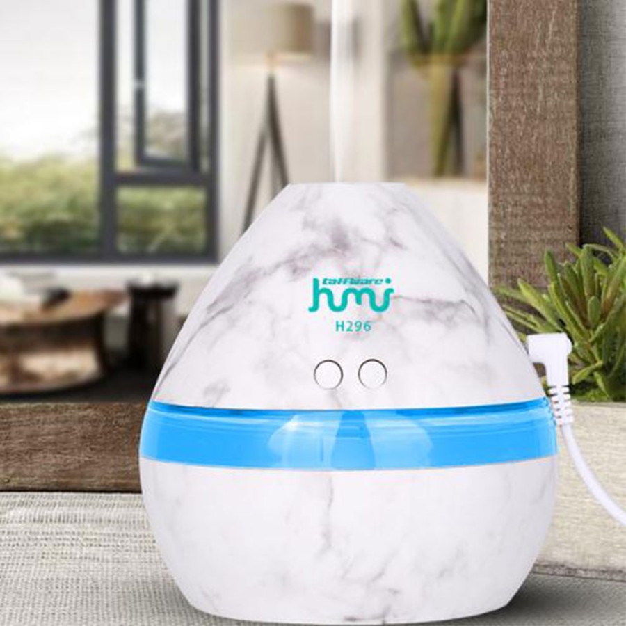 Diffuser Aromatherapy Air Humidifier Night Light Marble Isi 300ml H296