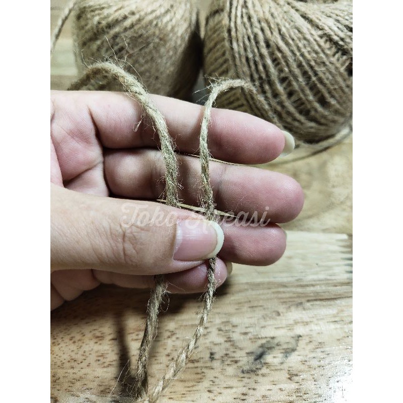 (Per Roll) Tali Rami / Tali Goni / Jute Rope 3ply dan 2ply