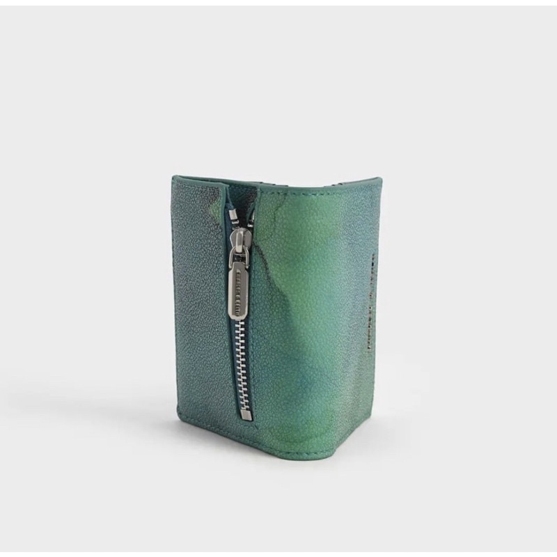 C Front Flap Watercolour Print Small Wallet