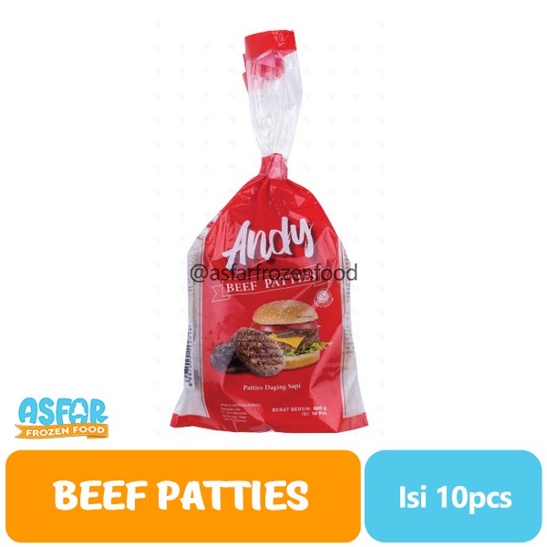 

Andy BEEF Patties - Isi 10pcs