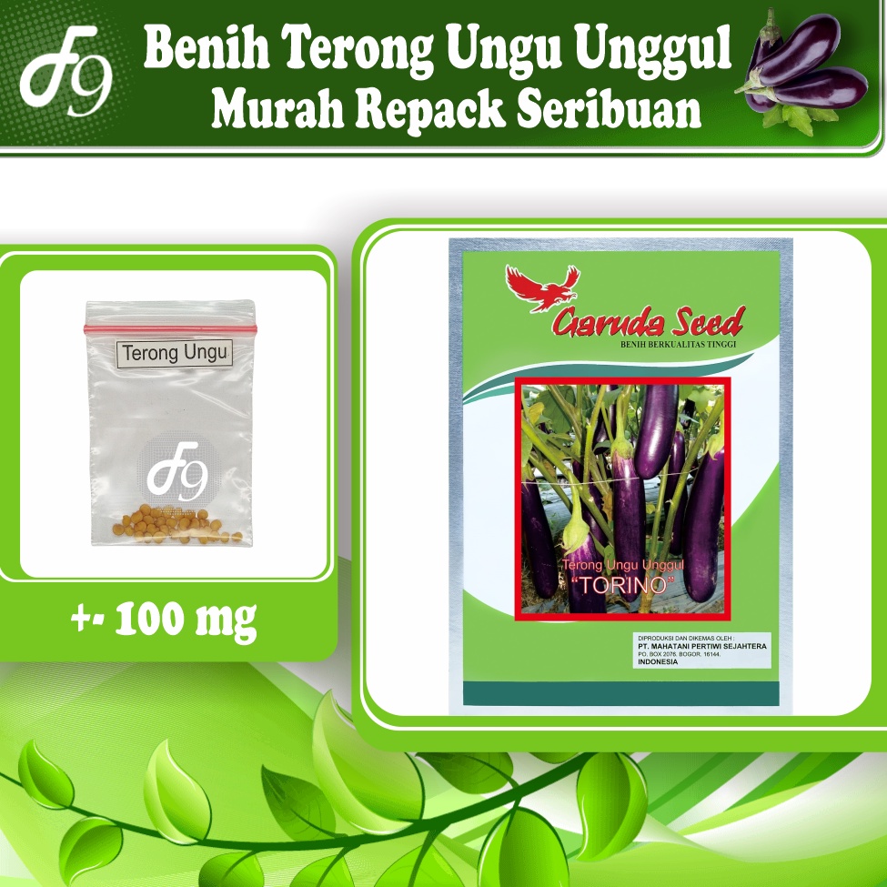 Benih Terong Ungu Murah Repack Seribuan