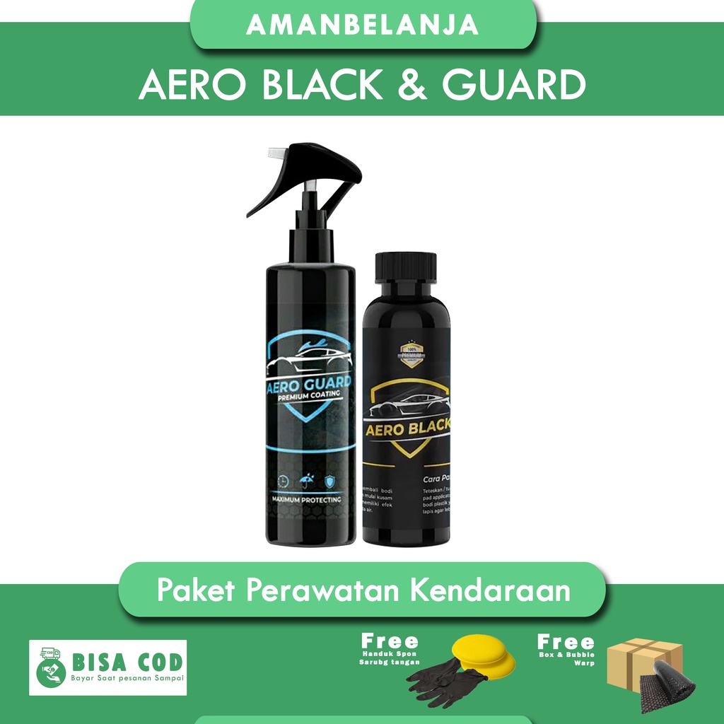 PAKET AERO BLACK 129k &amp; AERO GUARD 89k