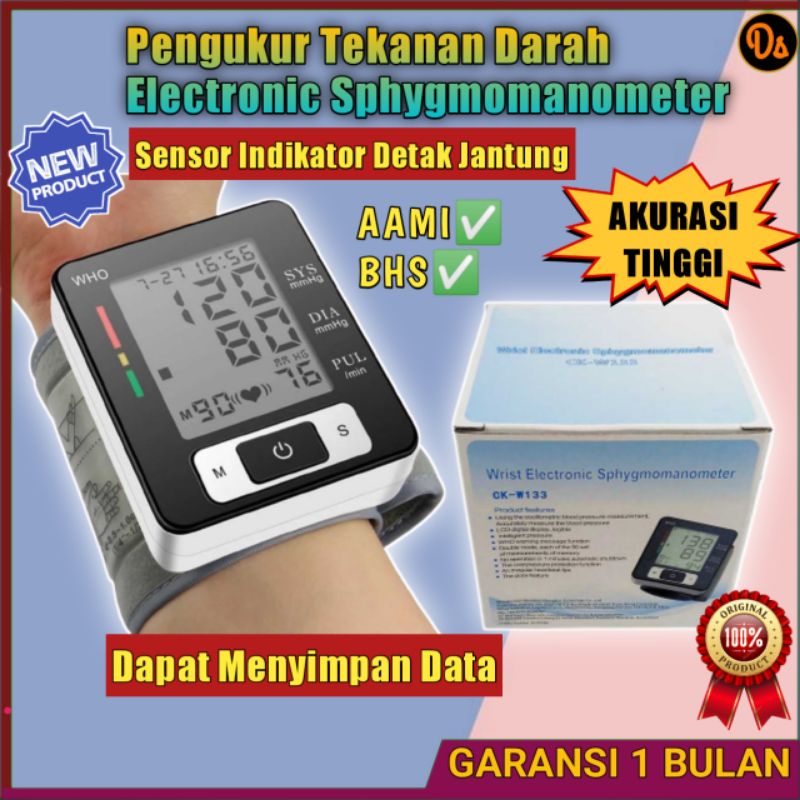 PROMO Pengukur Tekanan Darah Electronic Sphygmomanometer Pr Sung 7RHR2FBK