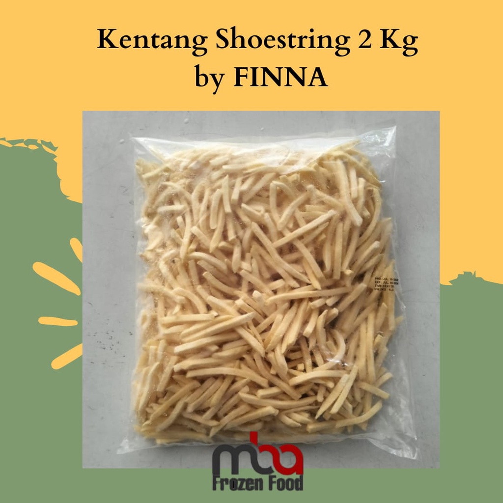 

Kentang Shoestring 2 Kg by FINNA - FROZEN FOOD