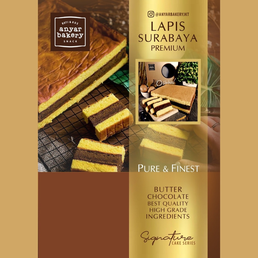 

Lapis Surabaya Premium, Full Wijsman Butter & Rum (CEK STOK SEBELUM PESAN)