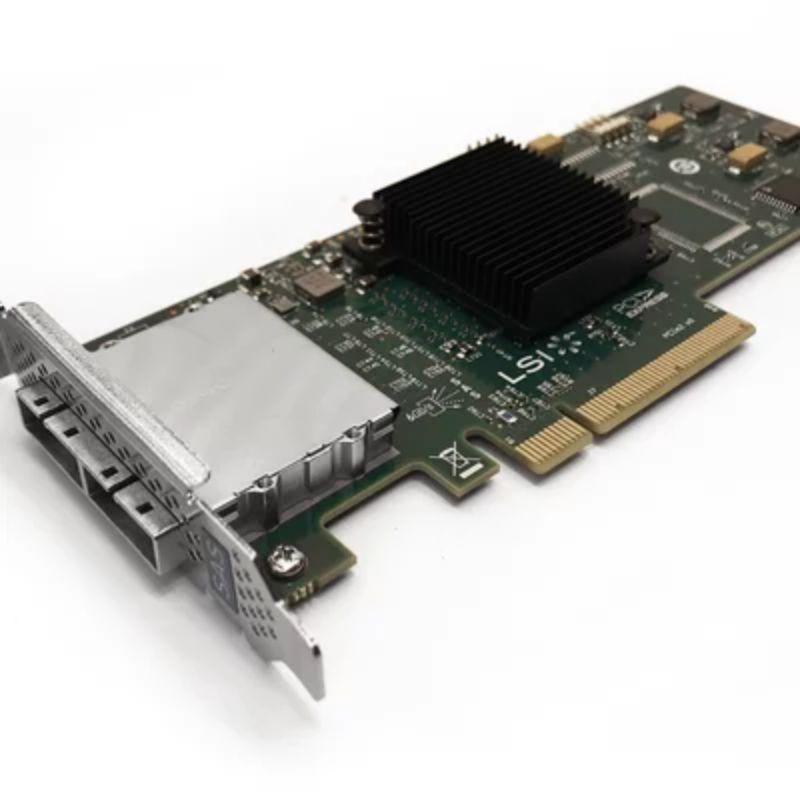 LSI LSI00188 PCI Express SATA or SAS 9200-8e Controller Card