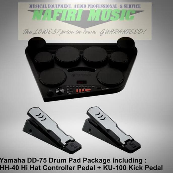 Drum Elektrik Pad Yamaha Dd-75 / Dd75 / Dd 75 (Pengganti Yamaha Dd-65)
