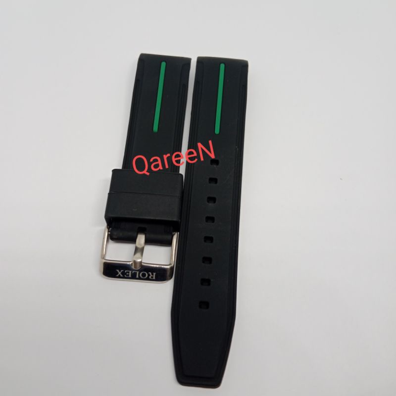 Tali jam tangan Rolex Rubber strap tali Jam tangan 20mm