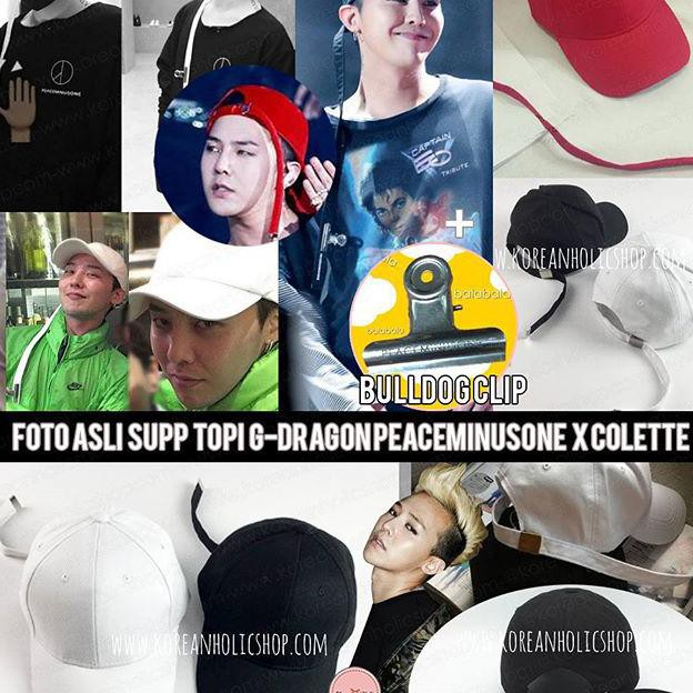 Topi Peaceminusone + bulldog clip