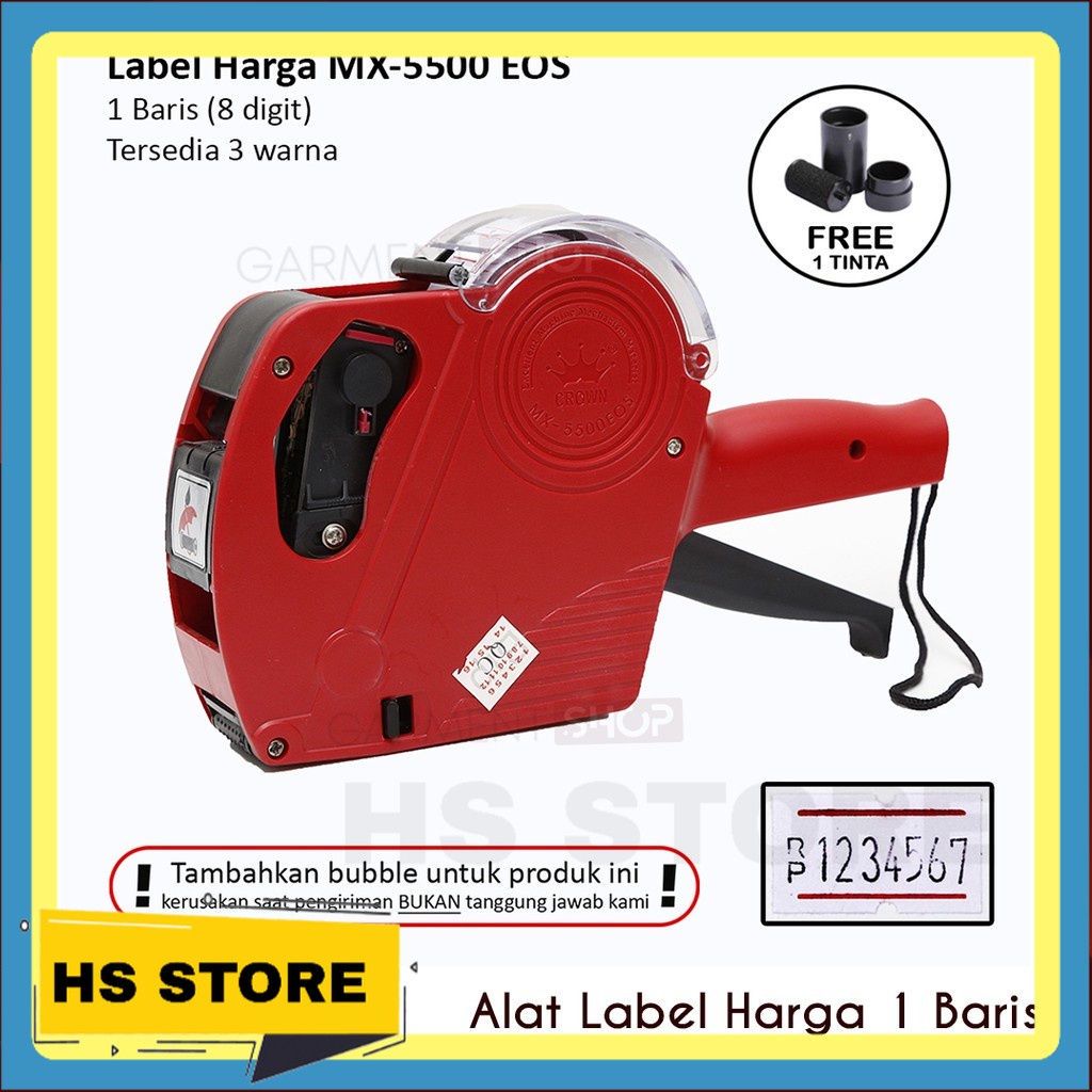 

ALAT LABEL HARGA PRICE LABELLER MX 5500